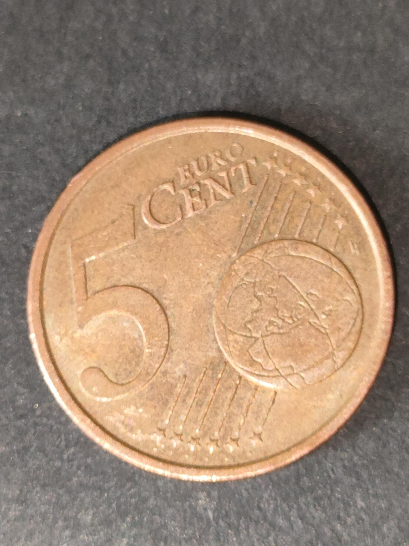 猩哥外币小铺➨【第214场】 5欧分