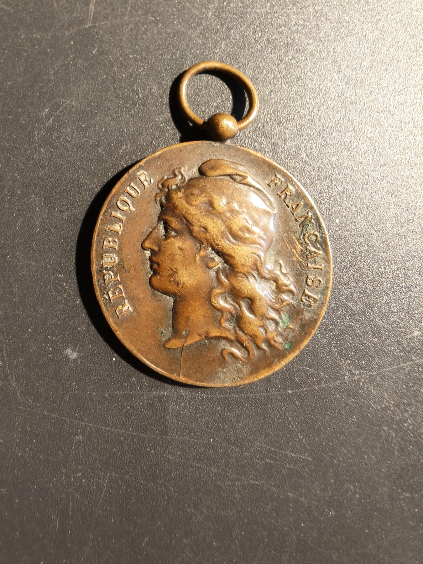 老王徽章第172期 法国铜级国家鼓励行善协会奖章     无绶带