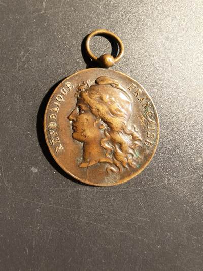 老王徽章第172期 - 法国铜级国家鼓励行善协会奖章     无绶带