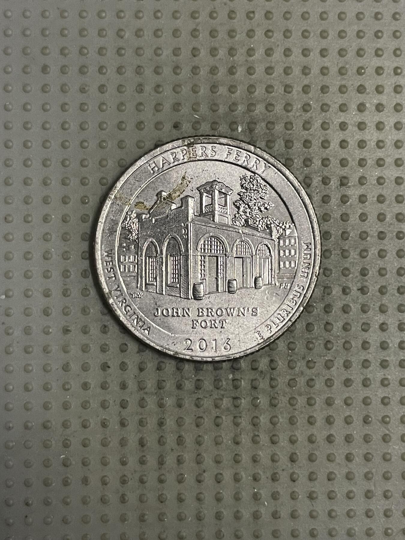 2025年第150场各国散币拍卖（总第150场） 美国2016年哈佩斯费里历史公园25美分纪念币