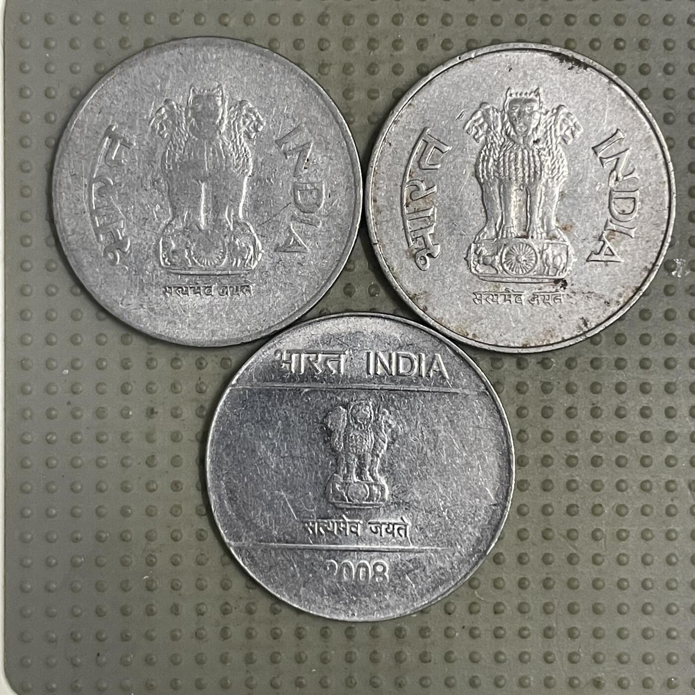 2025年第149场各国散币拍卖（总第149场） 印度1卢比3枚