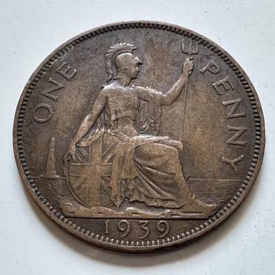 🌹外币初藏🌹🐯2025年第147场  每周二四六晚8️⃣点 接代拍 - 英国1939年一便士