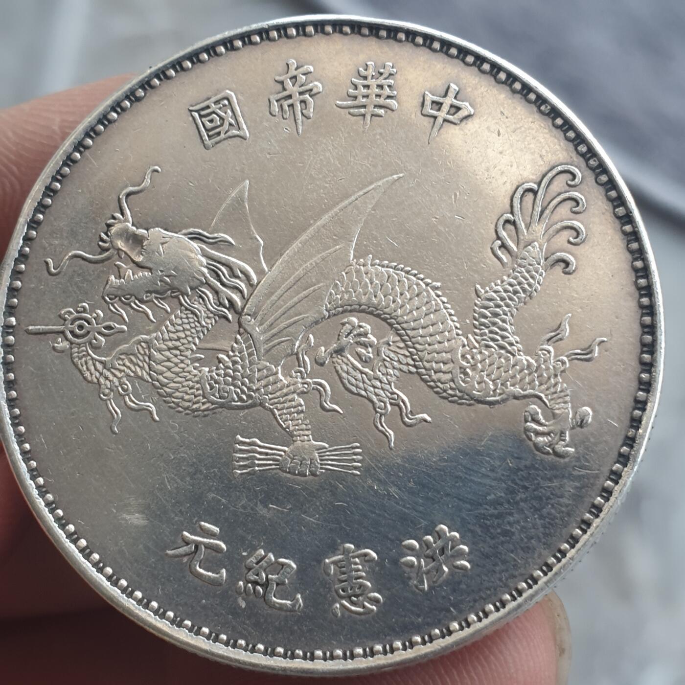 烟海杂币第13场 袁像洪宪飞龙（真银假币）