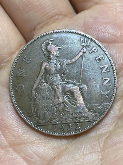 2026年第一场(总第一百七十场）外国好品散币场(免佣金) - 英国🇬🇧1932年1便士(乔治五世第三版)