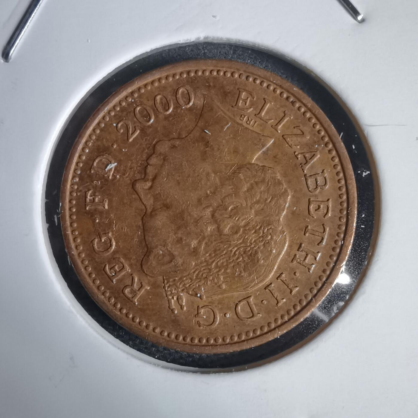 沼泽如烟--第949场 英国2000年1便士