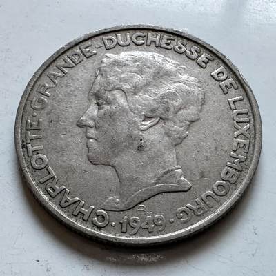 🌹外币初藏🌹🐯2025年第147场  每周二四六晚8️⃣点 接代拍 - 卢森堡1949年五法郎