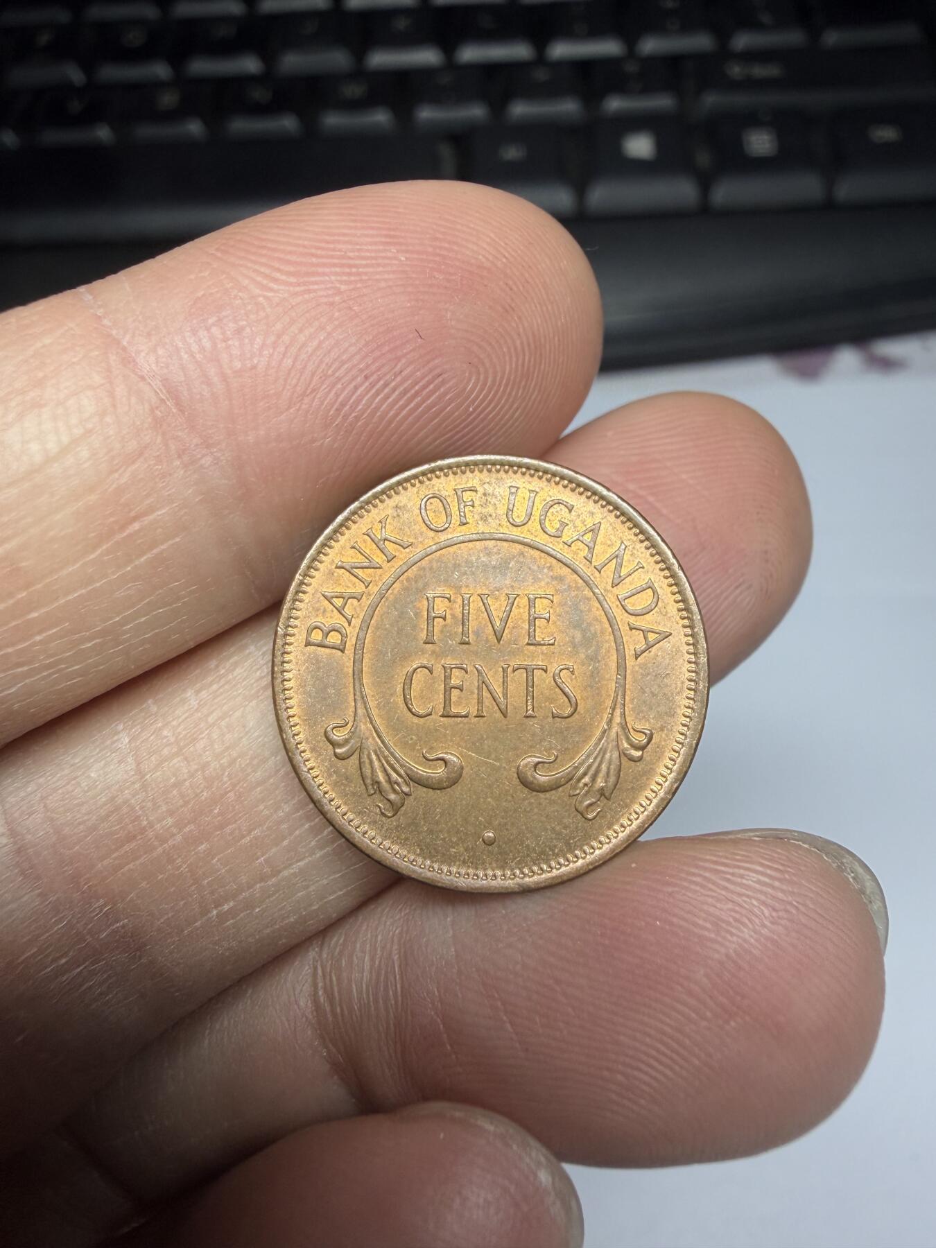 2025年集古藏今外币拍卖第十一期-第5场—（总第295拍），可以寄存60天，满160元包邮。 1966年乌干达5分