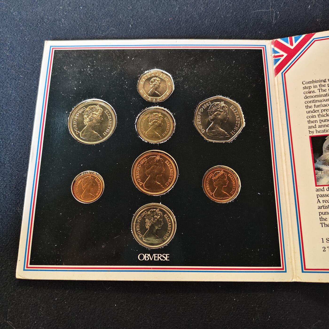 【全场包邮】纯粹捡漏拍491场（免费代拍第28场） 英国1983年官方封装套币