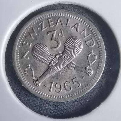 沼泽如烟--第949场 - 新西兰1965年3便士