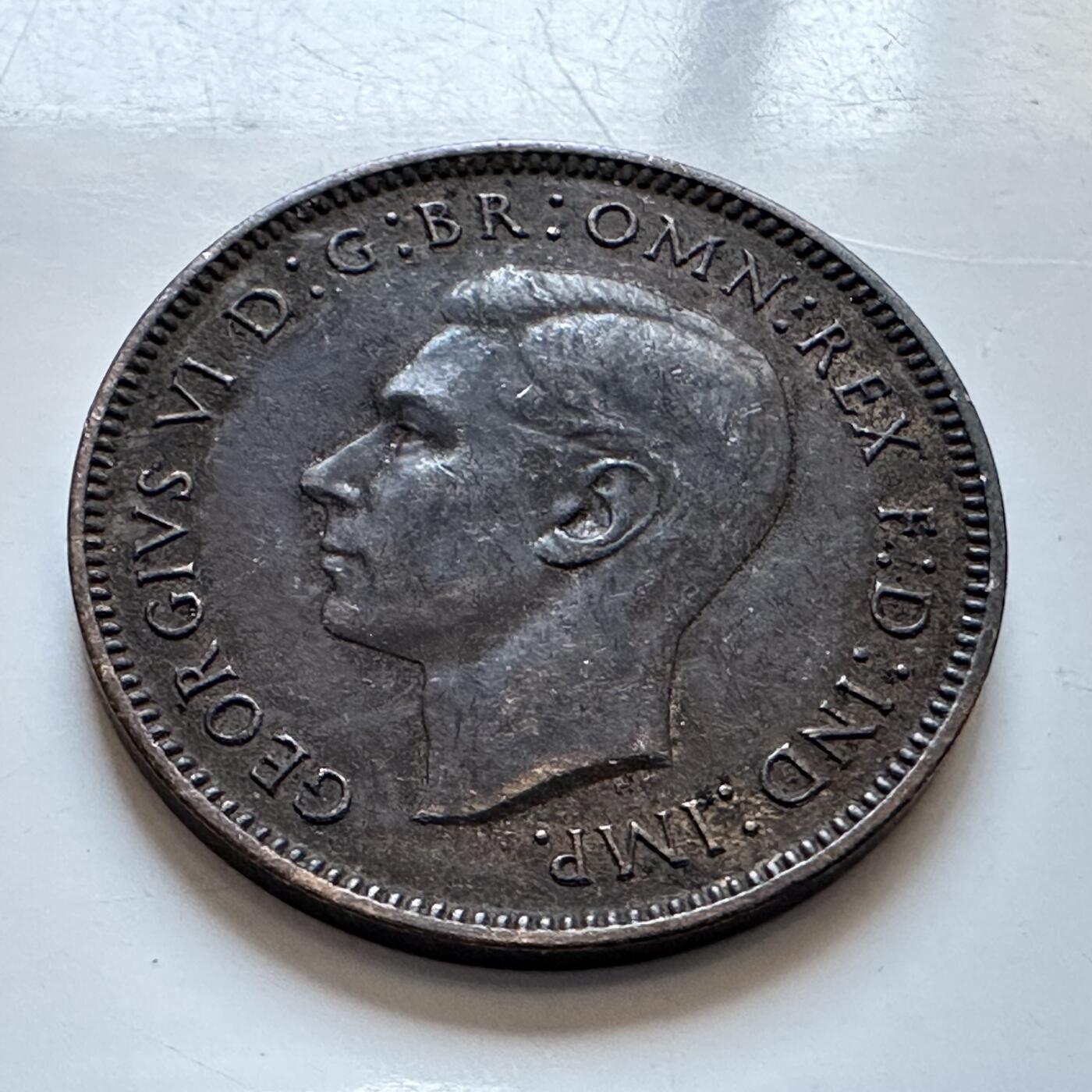 🌹外币初藏🌹🐯2025年第147场  每周二四六晚8️⃣点 接代拍 英国1939年一法新