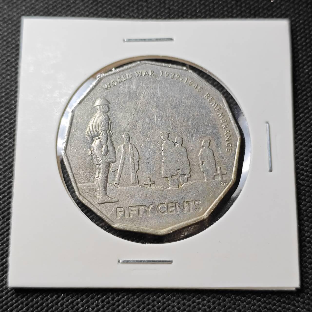 KK钱币收藏小铺 《套币 好品/批量散币专场》  2月预留时间 周末发货 2005  澳大利亚50便士纪念币