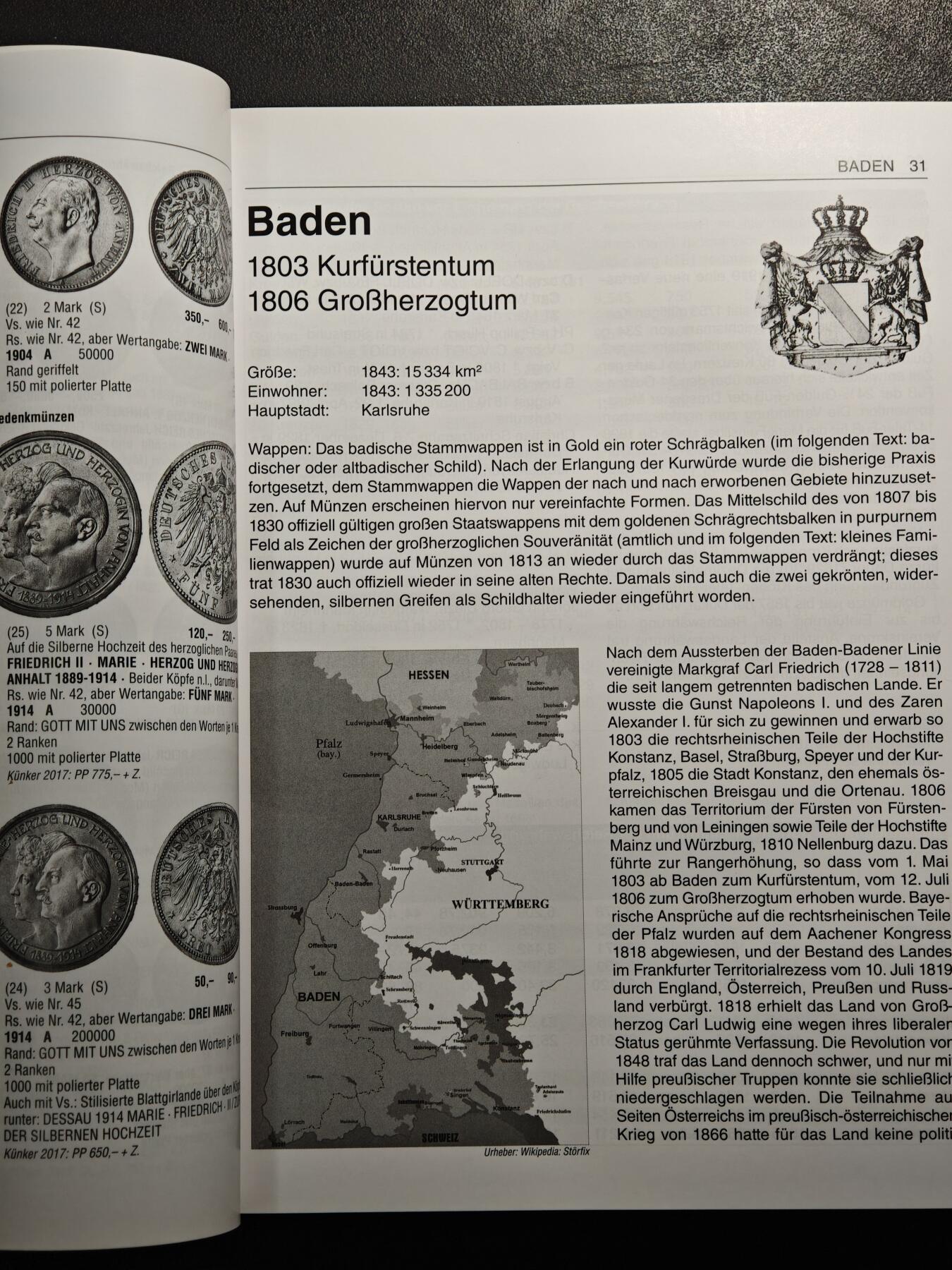 【德藏】世界币章拍卖第159期(元旦专场拍卖) 近乎全新 2025年德国巴滕贝格大目录 1800年-至今！精装硬壳 全书约728页