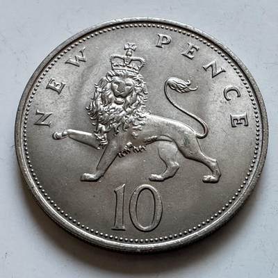 🌹外币初藏🌹🐯2025年第147场  每周二四六晚8️⃣点 接代拍 - 英国1968年10便士