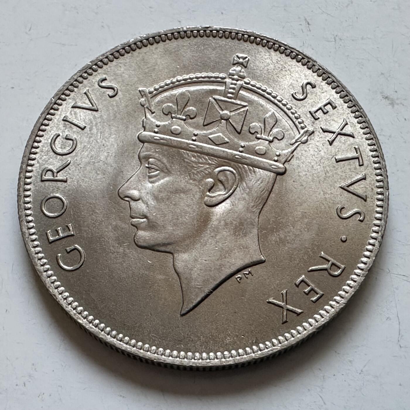 🌹外币初藏🌹🐯2025年第147场  每周二四六晚8️⃣点 接代拍 英属东非1948年1先令 少见原光好品