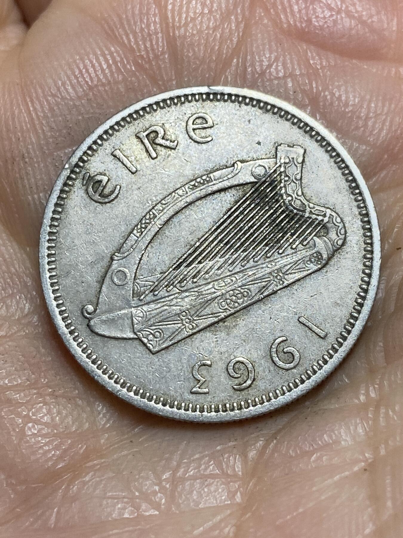 2026年第一场(总第一百七十场）外国好品散币场(免佣金) 爱尔兰🇮🇪1963年1先令(共和国时期第一套第二版)