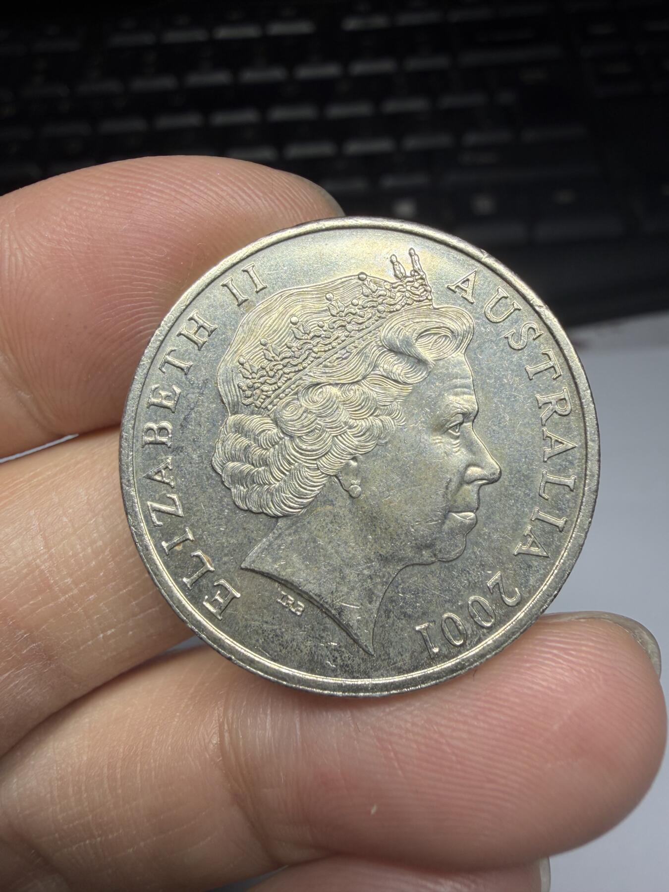 2025年集古藏今外币拍卖第十一期-第5场—（总第295拍），可以寄存60天，满160元包邮。 2001年澳大利亚20分