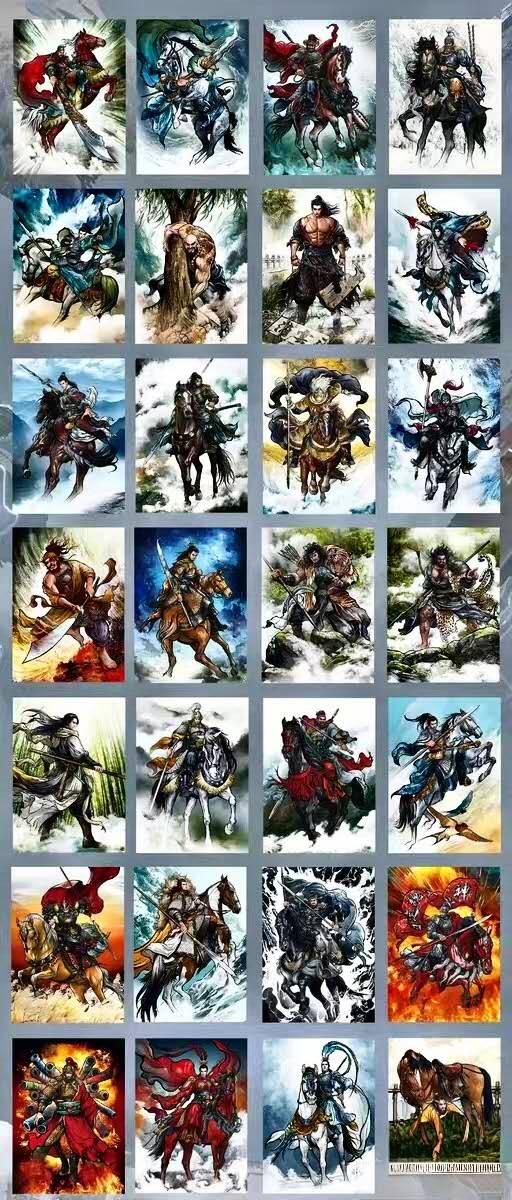 卡德曼张建东水浒 线稿粗闪119张