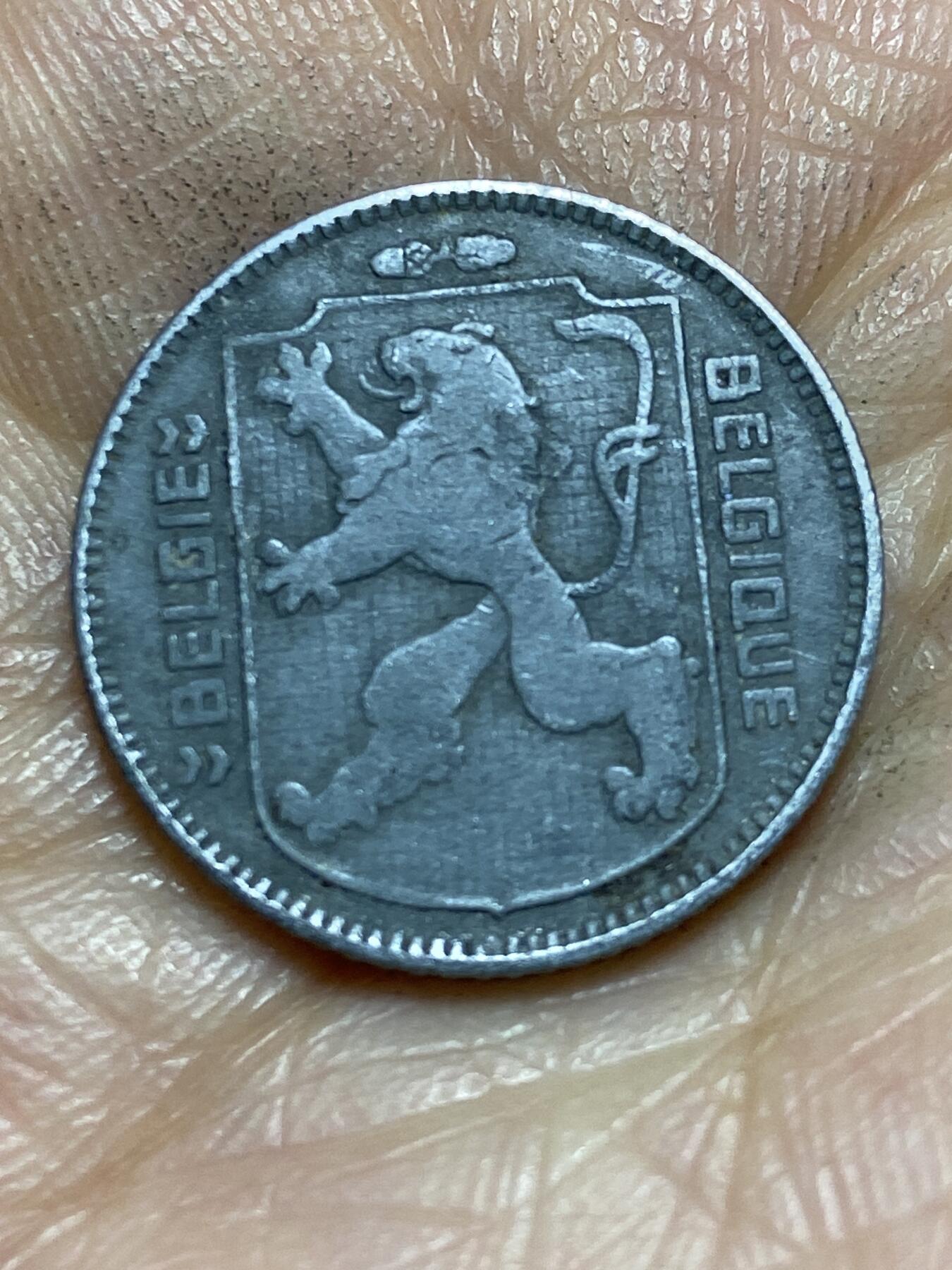 2026年第一场(总第一百七十场）外国好品散币场(免佣金) 比利时🇧🇪1944年1法郎(二战德国占领时期，左荷语右法语版)