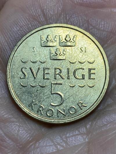 2026年第一场(总第一百七十场）外国好品散币场(免佣金) - 瑞典🇸🇪2016年5克朗(卡尔十六世古斯塔夫，新版)
