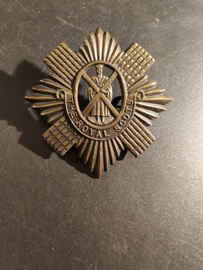 老王徽章第172期 - 英国皇家苏格兰步兵团帽徽    一战时期