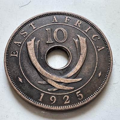 🌹外币初藏🌹🐯2025年第147场  每周二四六晚8️⃣点 接代拍 - 英属东非1925年10分