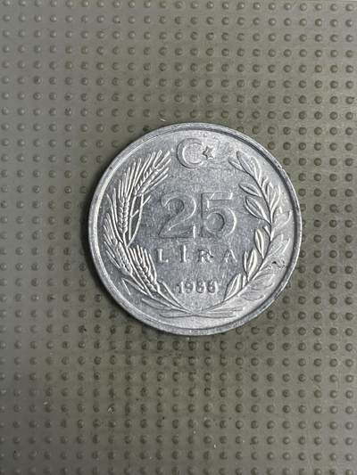 2025年第149场各国散币拍卖（总第149场） - 土耳其1988年25里拉