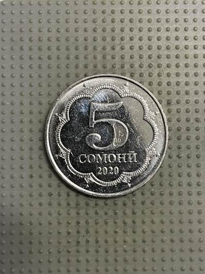 2025年第149场各国散币拍卖（总第149场） - 塔吉克斯坦2020年5索莫尼