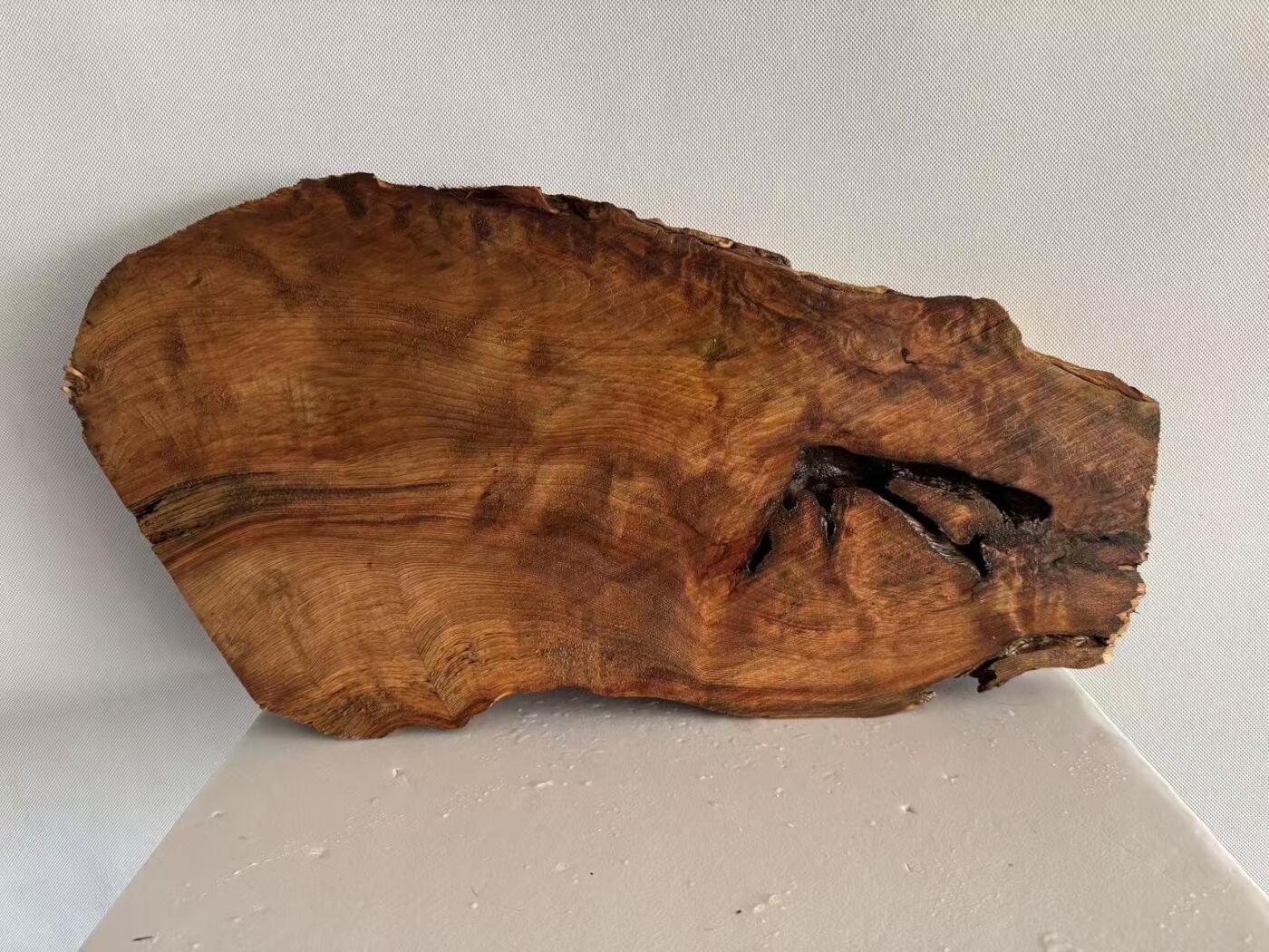 零元拍：1227-3香杉木老根榴茶盘，尺寸约：560/290/180/厚35MM，满花满瘤，药香满鼻，无漆无蜡