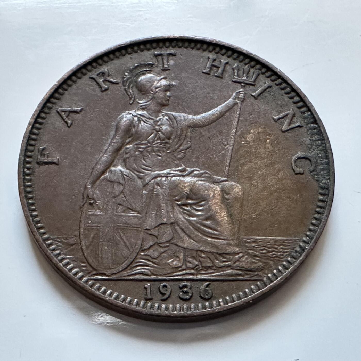 🌹外币初藏🌹🐯2025年第147场  每周二四六晚8️⃣点 接代拍 英国1936年一法新