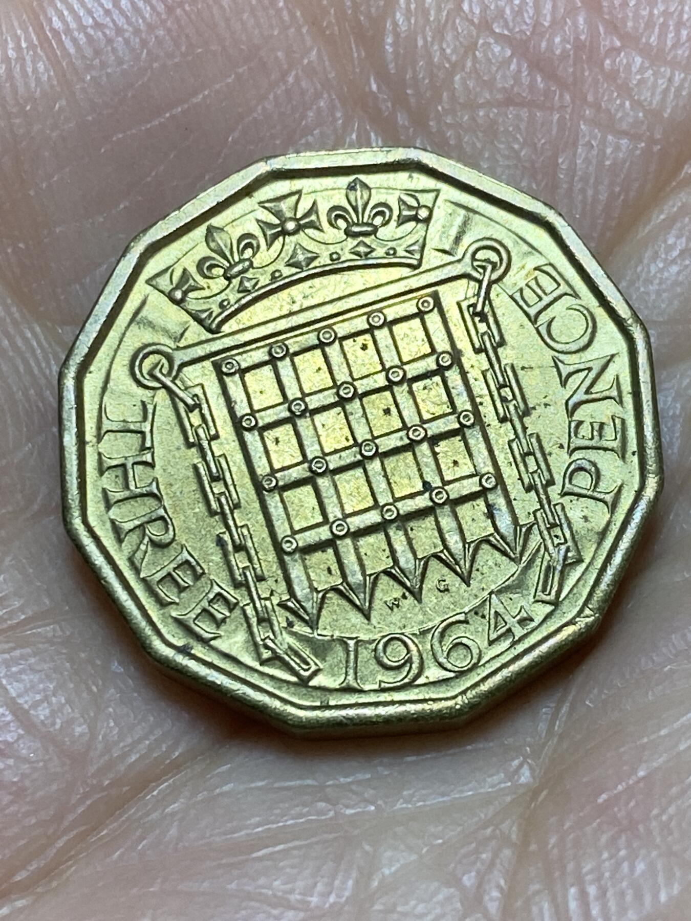 2026年第一场(总第一百七十场）外国好品散币场(免佣金) 原光好品–英国🇬🇧1964年3便士(伊丽莎白二世青年桂冠第二版)