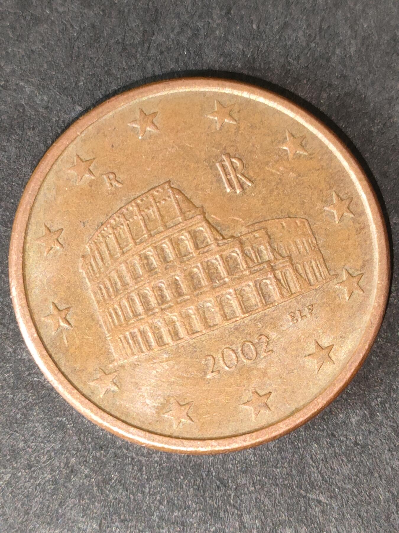 猩哥外币小铺➨【第214场】 5欧分