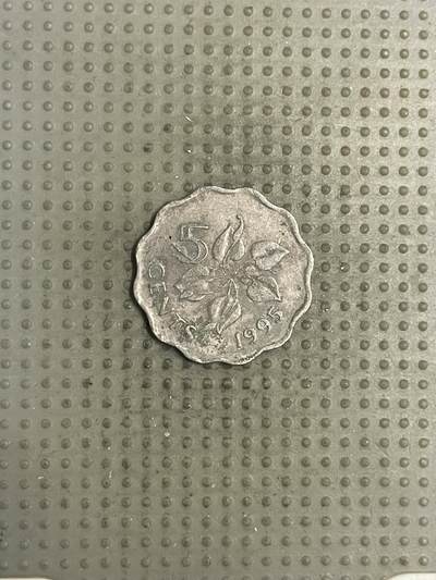 2025年第150场各国散币拍卖（总第150场） - 斯威士兰1995年5分