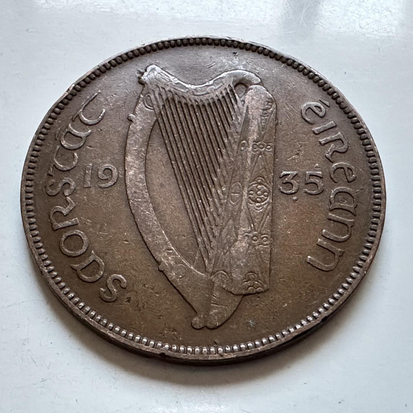 🌹外币初藏🌹🐯2025年第147场  每周二四六晚8️⃣点 接代拍 爱尔兰1935年一便士