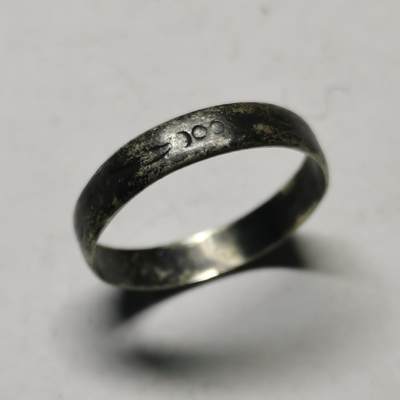 杂件专场91期 - 清末民国纹银款戒指