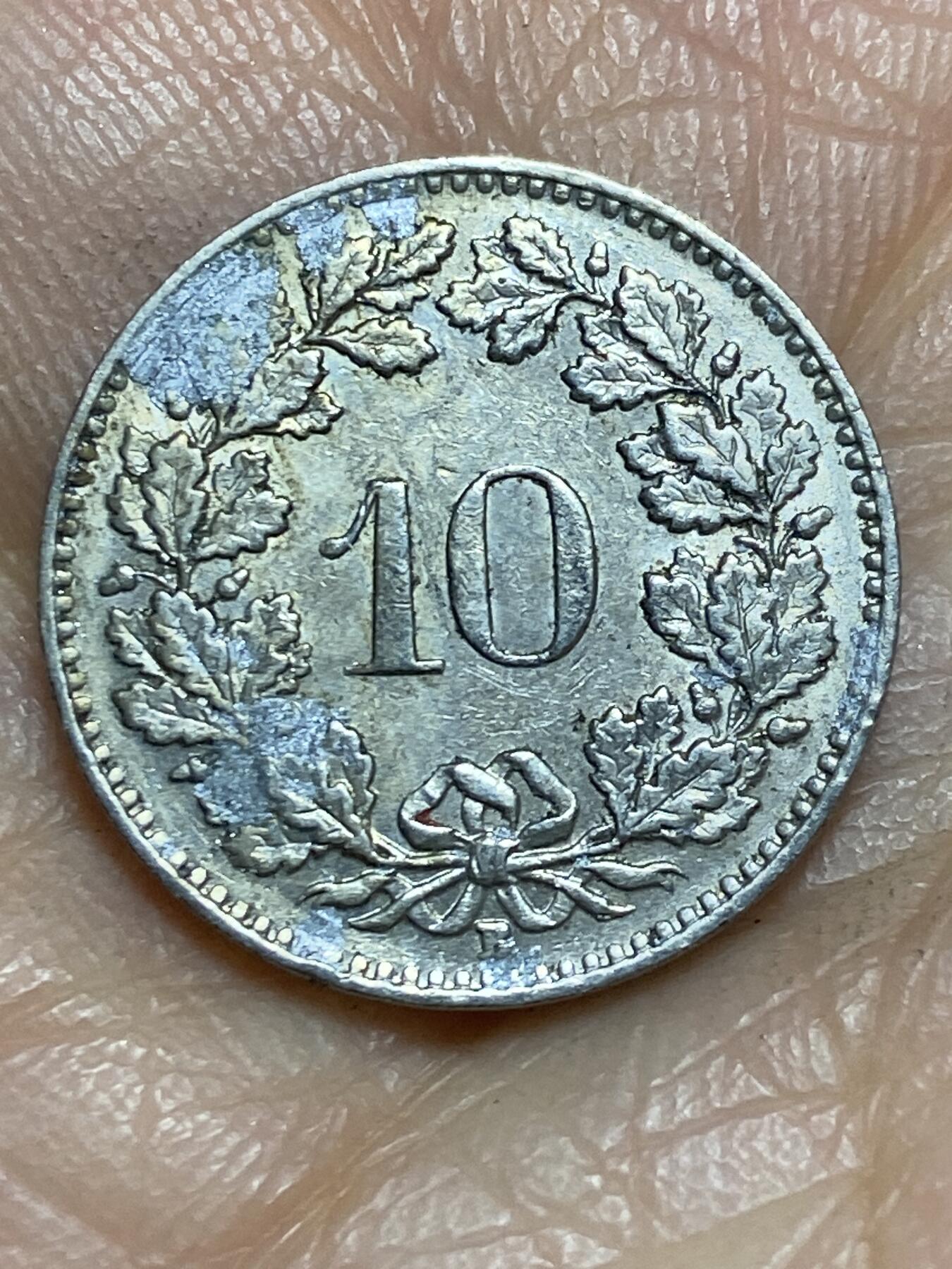 2026年第一场(总第一百七十场）外国好品散币场(免佣金) 瑞士🇨🇭1962年10拉彭(第二版，B标伯尔尼造)