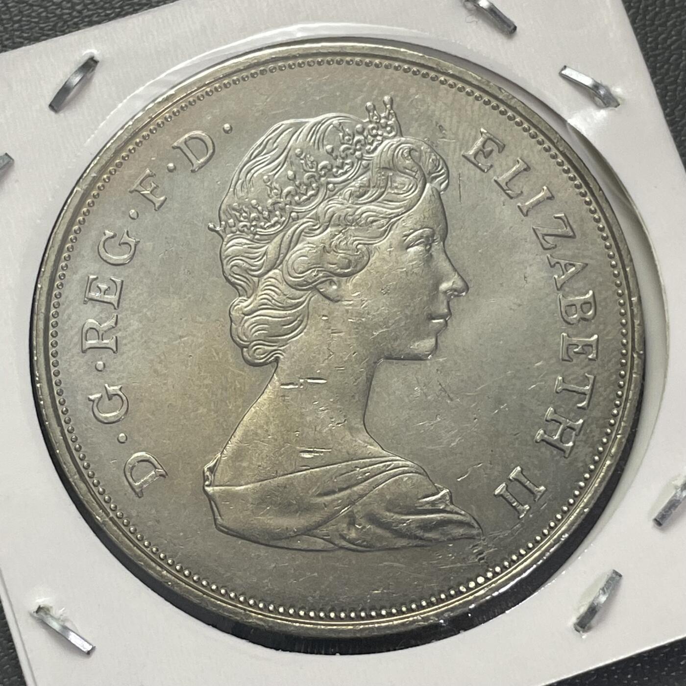 回流1228 38mm 1981年英国1克朗查尔斯王子戴安娜王妃世纪婚礼克朗型纪念币