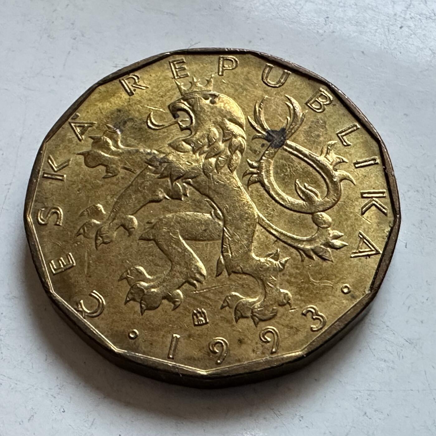 🌹外币初藏🌹🐯2025年第147场  每周二四六晚8️⃣点 接代拍 捷克1993年20克朗