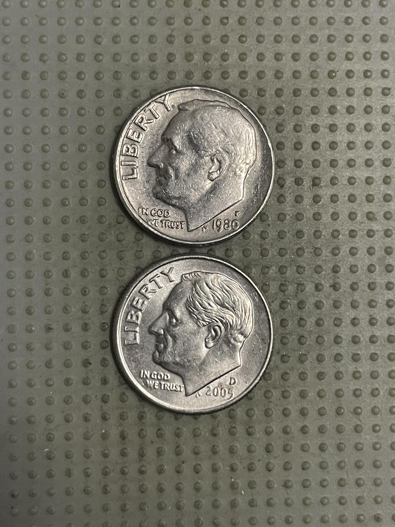 2025年第150场各国散币拍卖（总第150场） 美国10美分4枚