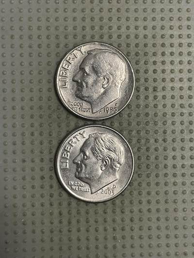 2025年第150场各国散币拍卖（总第150场） - 美国10美分4枚