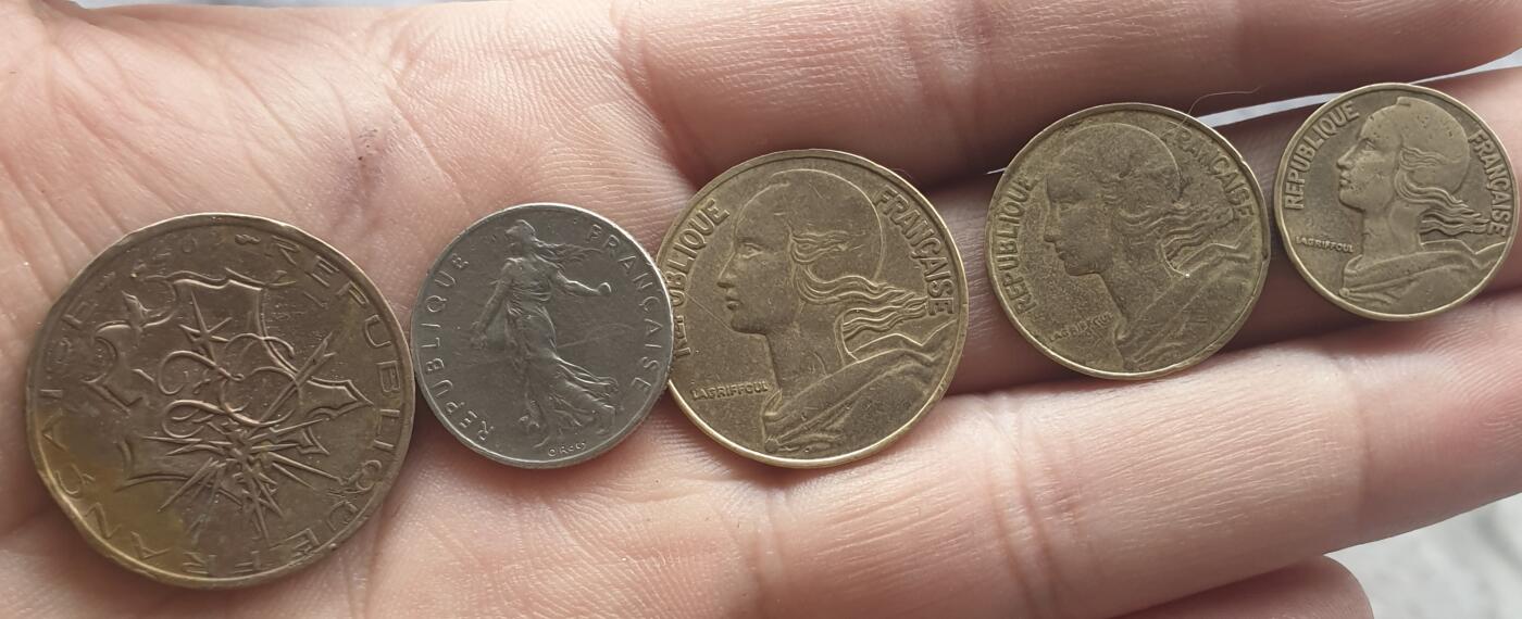 烟海杂币第13场 法国硬币一组