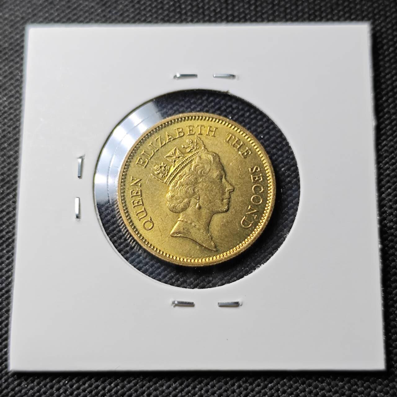 KK钱币收藏小铺 《套币 好品/批量散币专场》  2月预留时间 周末发货  1990香港5毫铜币