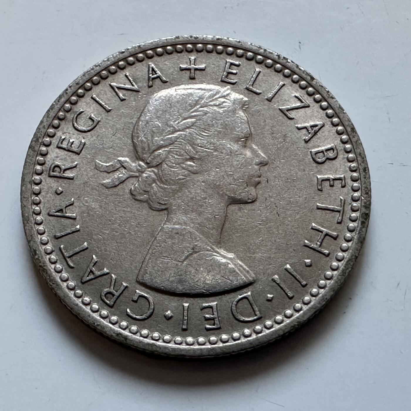 🌹外币初藏🌹🐯2025年第147场  每周二四六晚8️⃣点 接代拍 英国1963年六便士