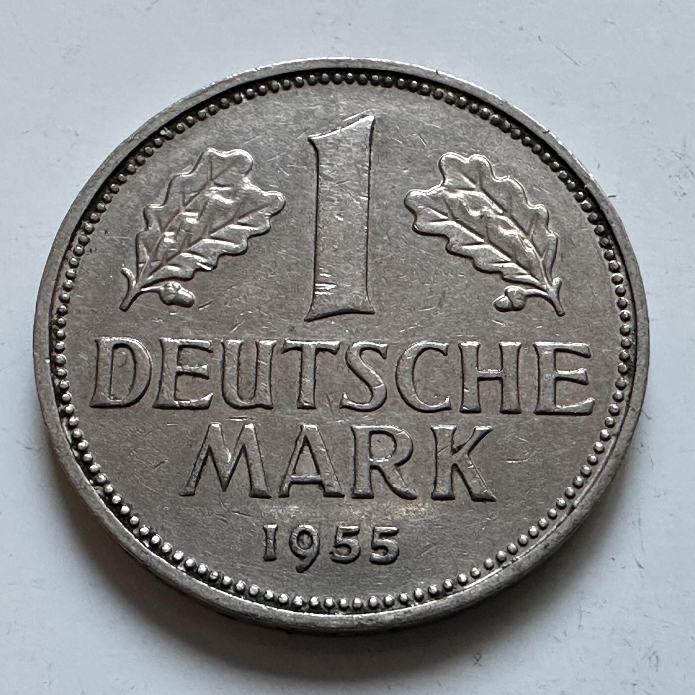 🌹外币初藏🌹🐯2025年第147场  每周二四六晚8️⃣点 接代拍 德国1955年一马克