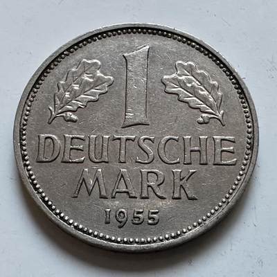 🌹外币初藏🌹🐯2025年第147场  每周二四六晚8️⃣点 接代拍 - 德国1955年一马克