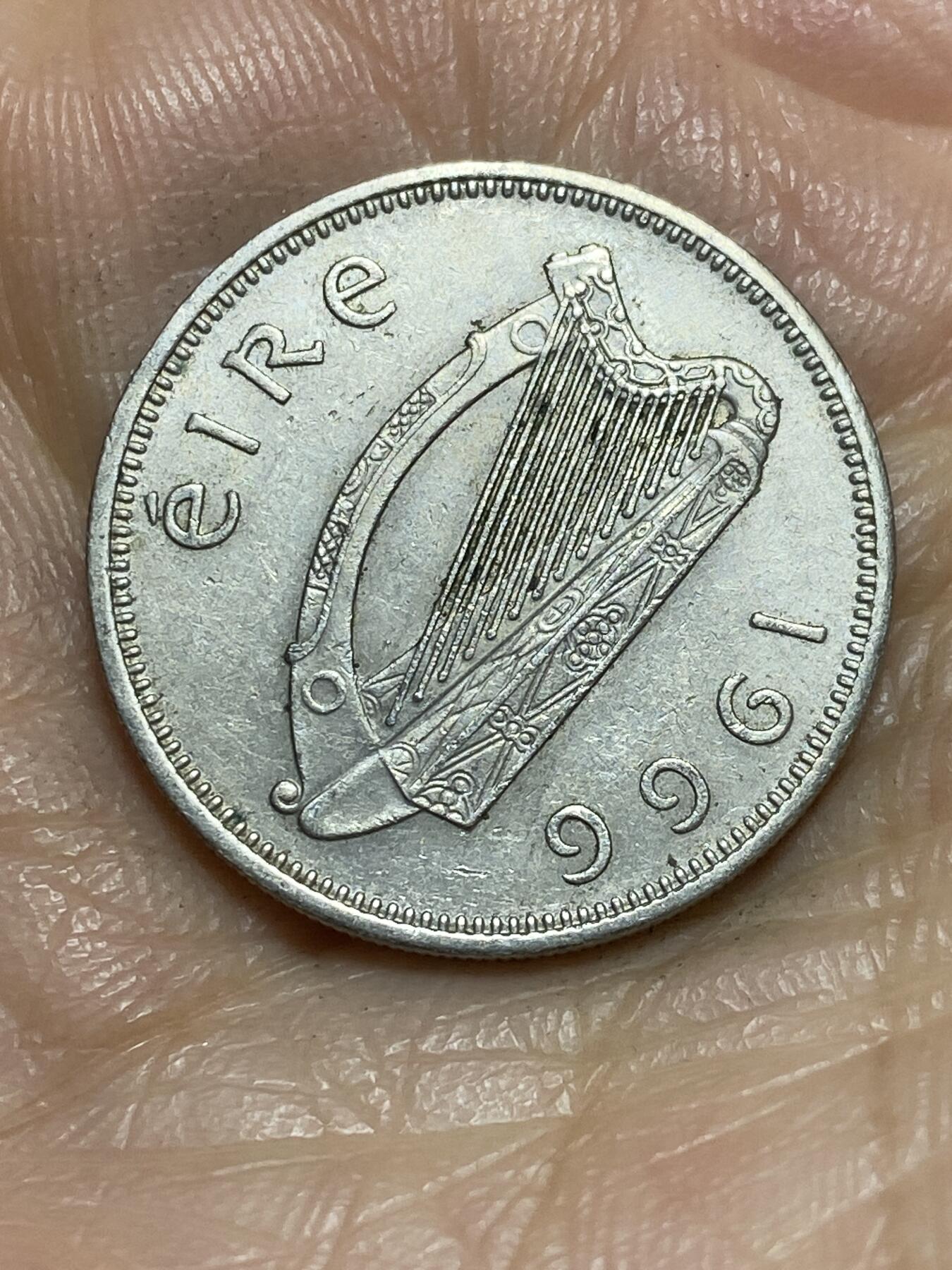 2026年第一场(总第一百七十场）外国好品散币场(免佣金) 爱尔兰🇮🇪1966年1先令(共和国时期第一套第二版)