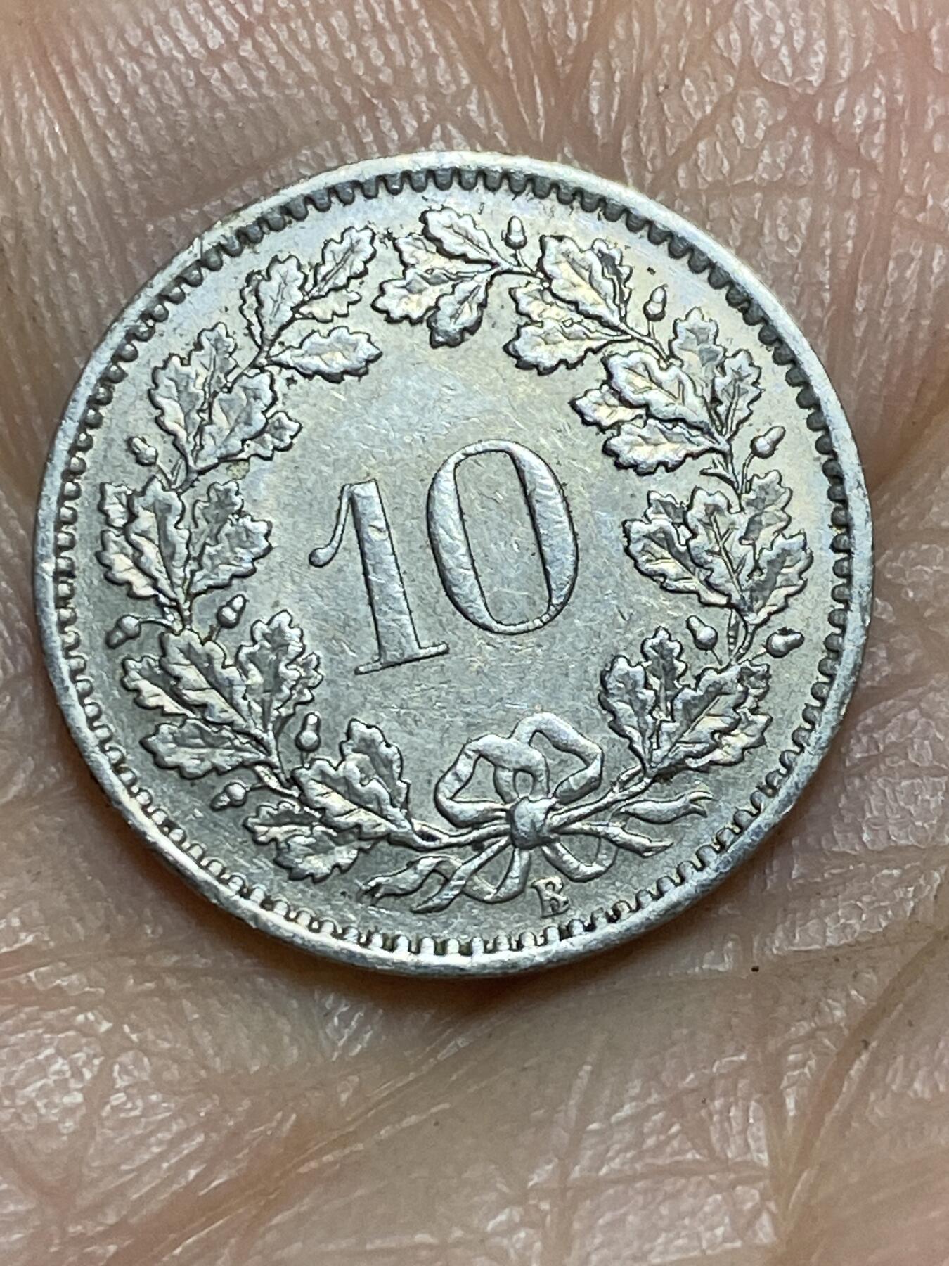 2026年第一场(总第一百七十场）外国好品散币场(免佣金) 瑞士🇨🇭1965年10拉彭(第二版，B标伯尔尼造)