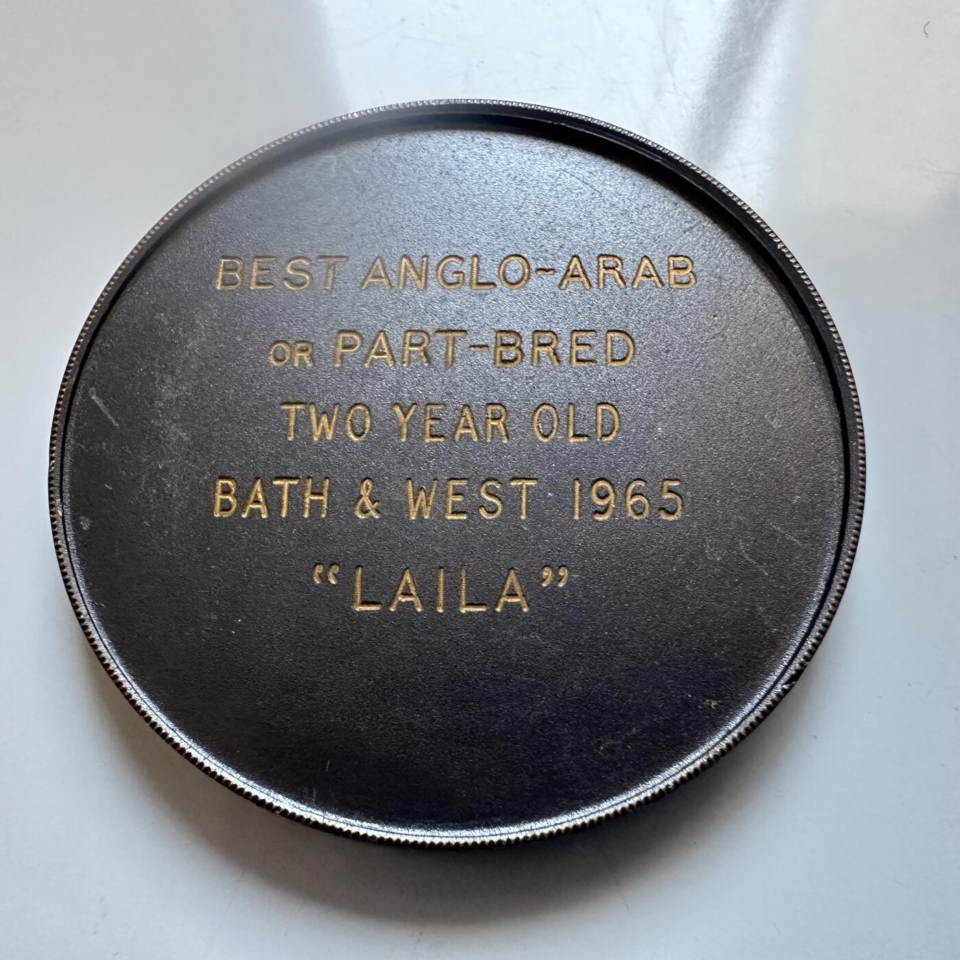 🌹外币初藏🌹🐯2025年第147场  每周二四六晚8️⃣点 接代拍 英国阿拉伯马协会1965年奖章 38.4毫米