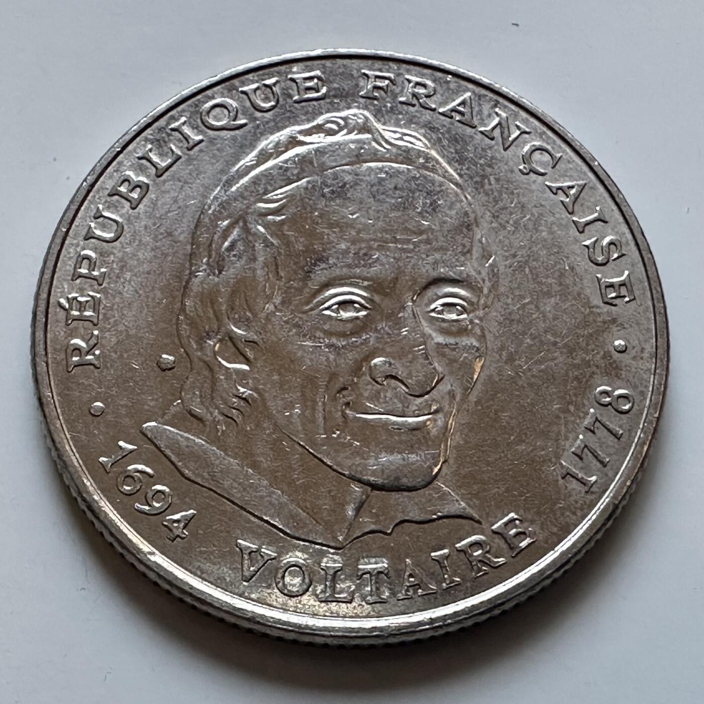 🌹外币初藏🌹🐯2025年第147场  每周二四六晚8️⃣点 接代拍 法国1994年5法郎纪念币