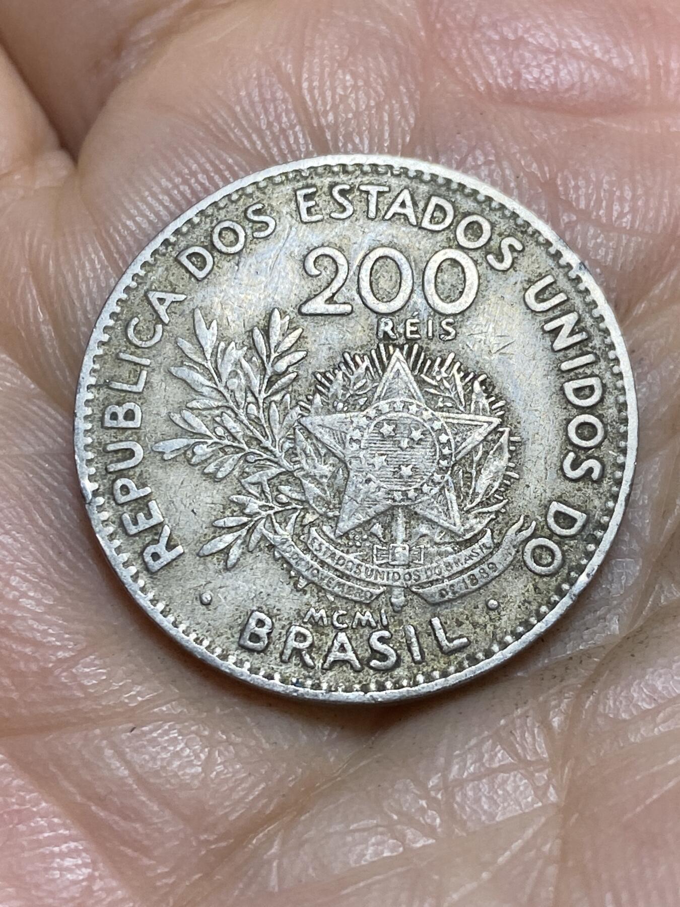 2026年第一场(总第一百七十场）外国好品散币场(免佣金) 流通好品–巴西🇧🇷1901单年份200瑞斯