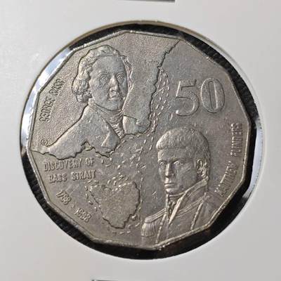 KK钱币收藏小铺 《套币 好品/批量散币专场》  2月预留时间 周末发货 -  1998 澳大利亚50便士纪念币